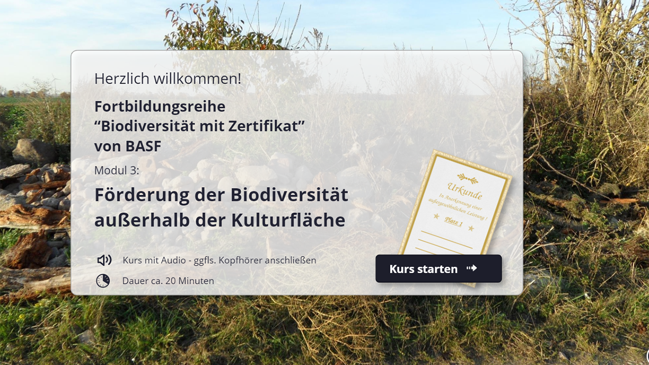 E-Learning Modul 3: Kombinierte Lebensräume